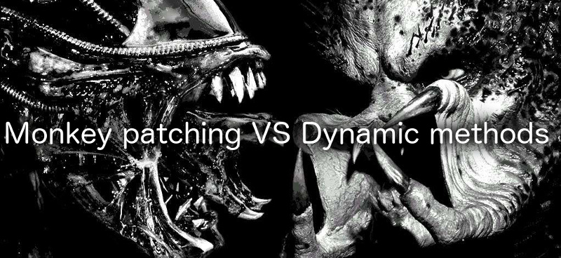 Monkey patching vs dynamic methods